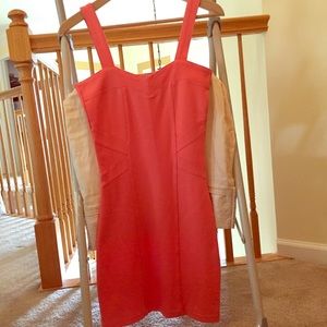 Cotton On coral bandage dress